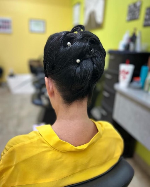 A photo of a special haircut